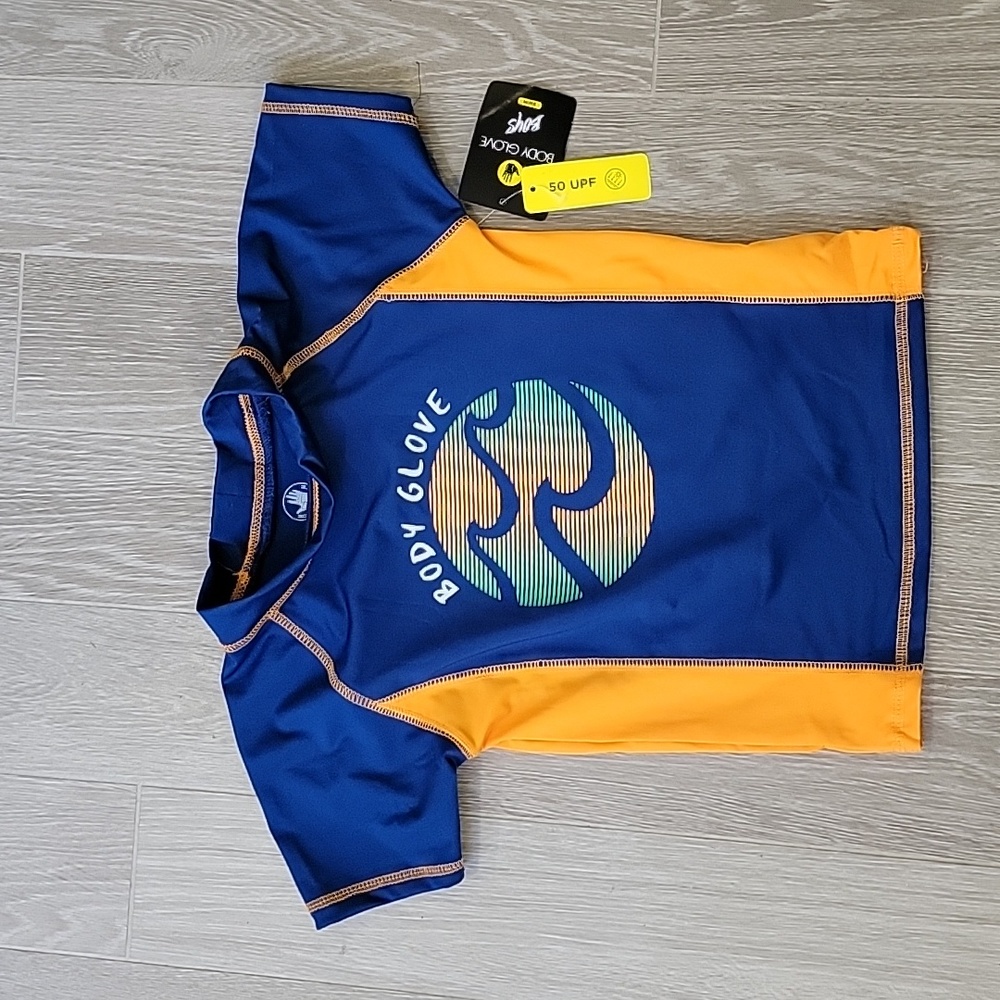 Body Glove Rashguard Shirt Boys Size 6 New With Tags